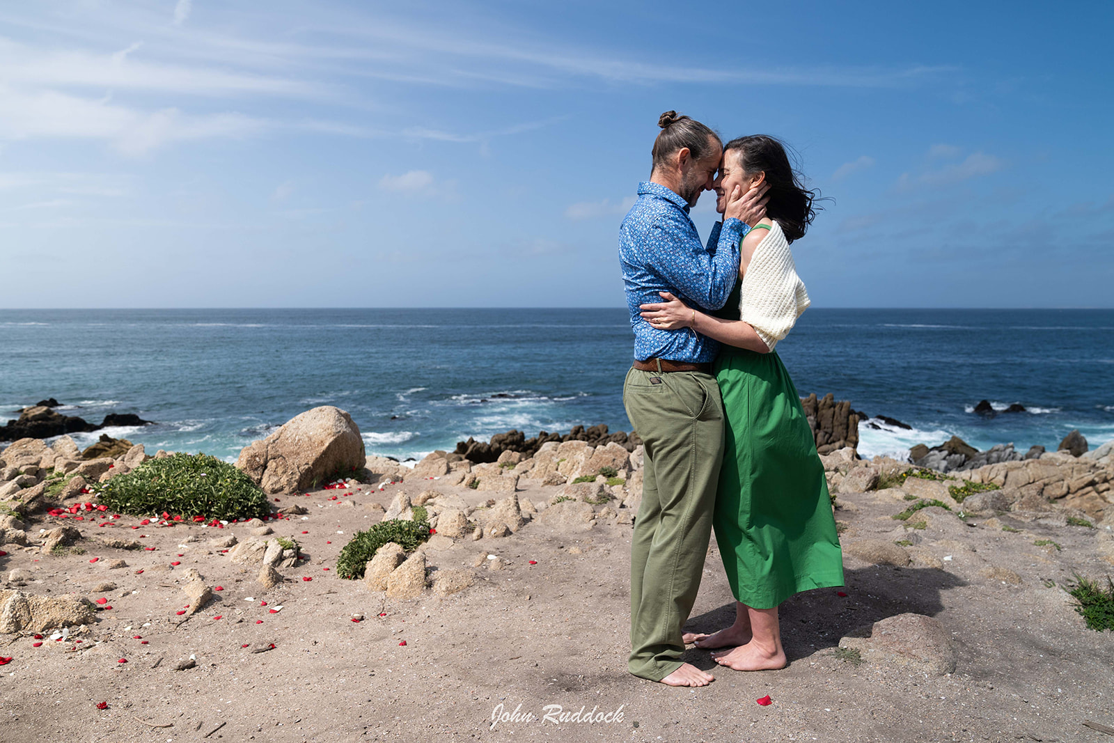 berwick park couple on the beach